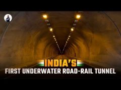 Central government has approved the country's first submerged road-cum-rail tunnel in Assam